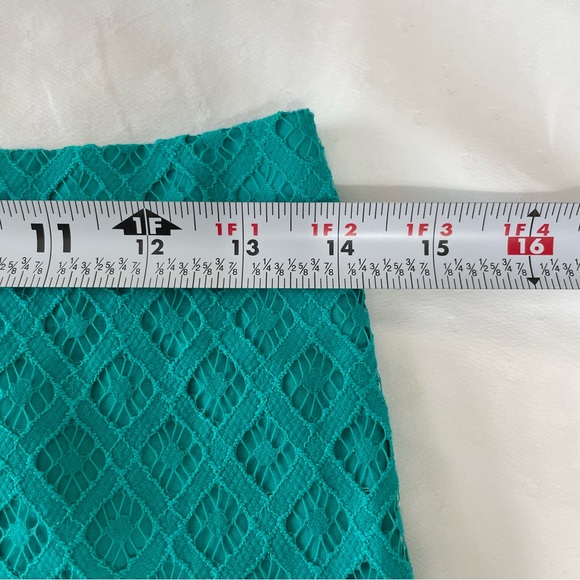 LOFT Green Pencil Skirt Knee-Length Workwear - Picture 8 of 9